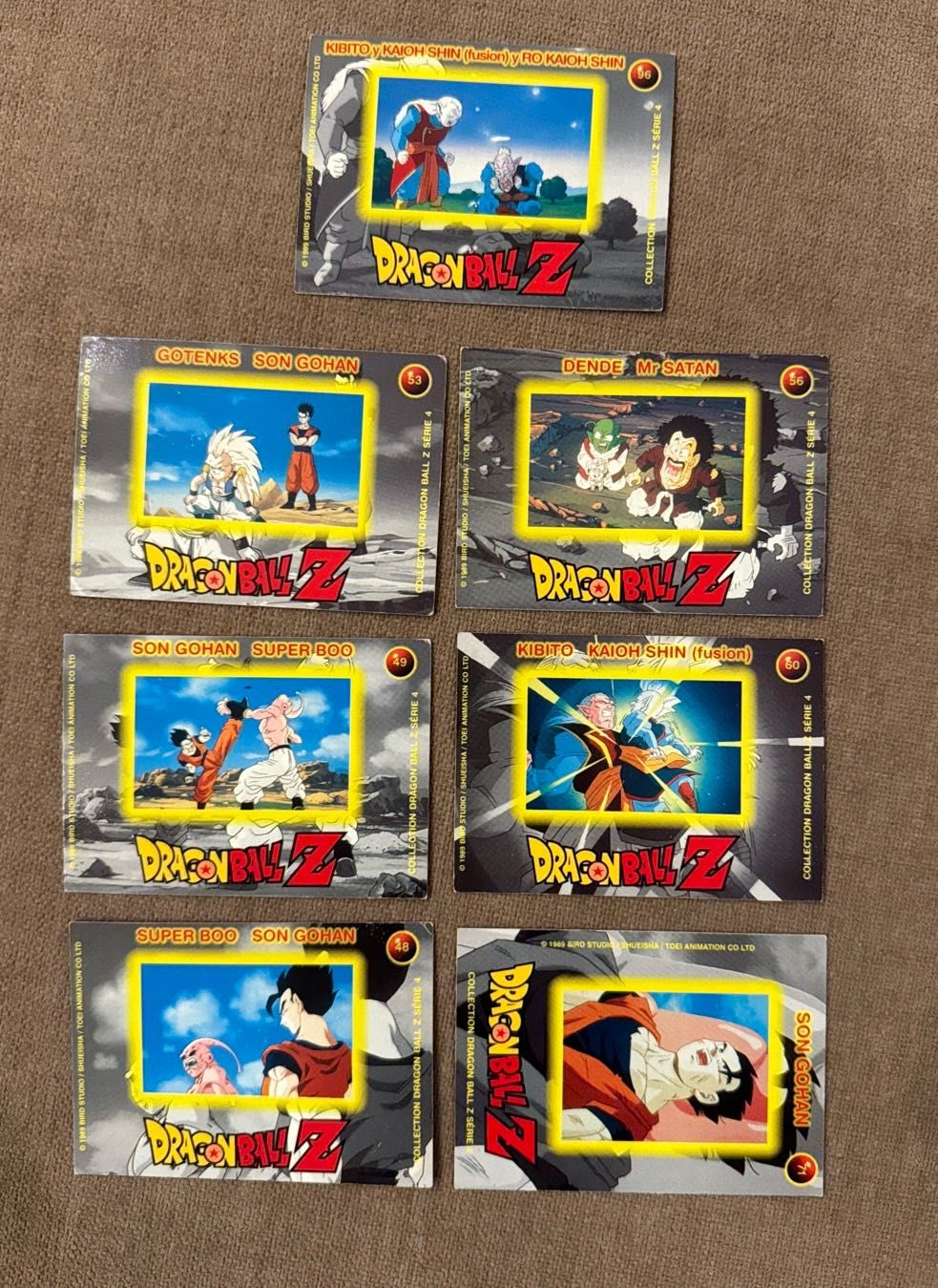 Cartas Dragon Ball