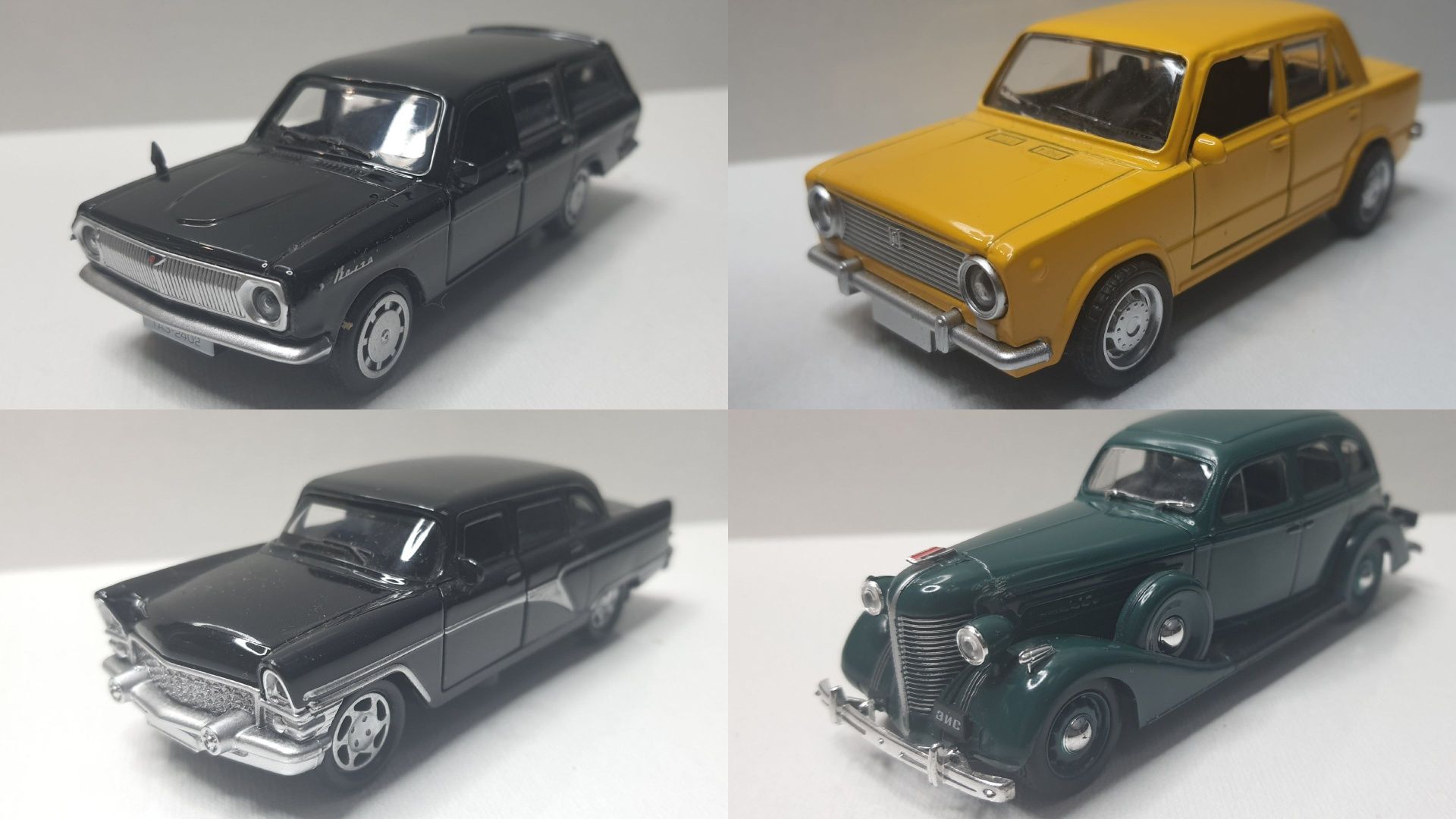 Машинки металлические коллекционные модели