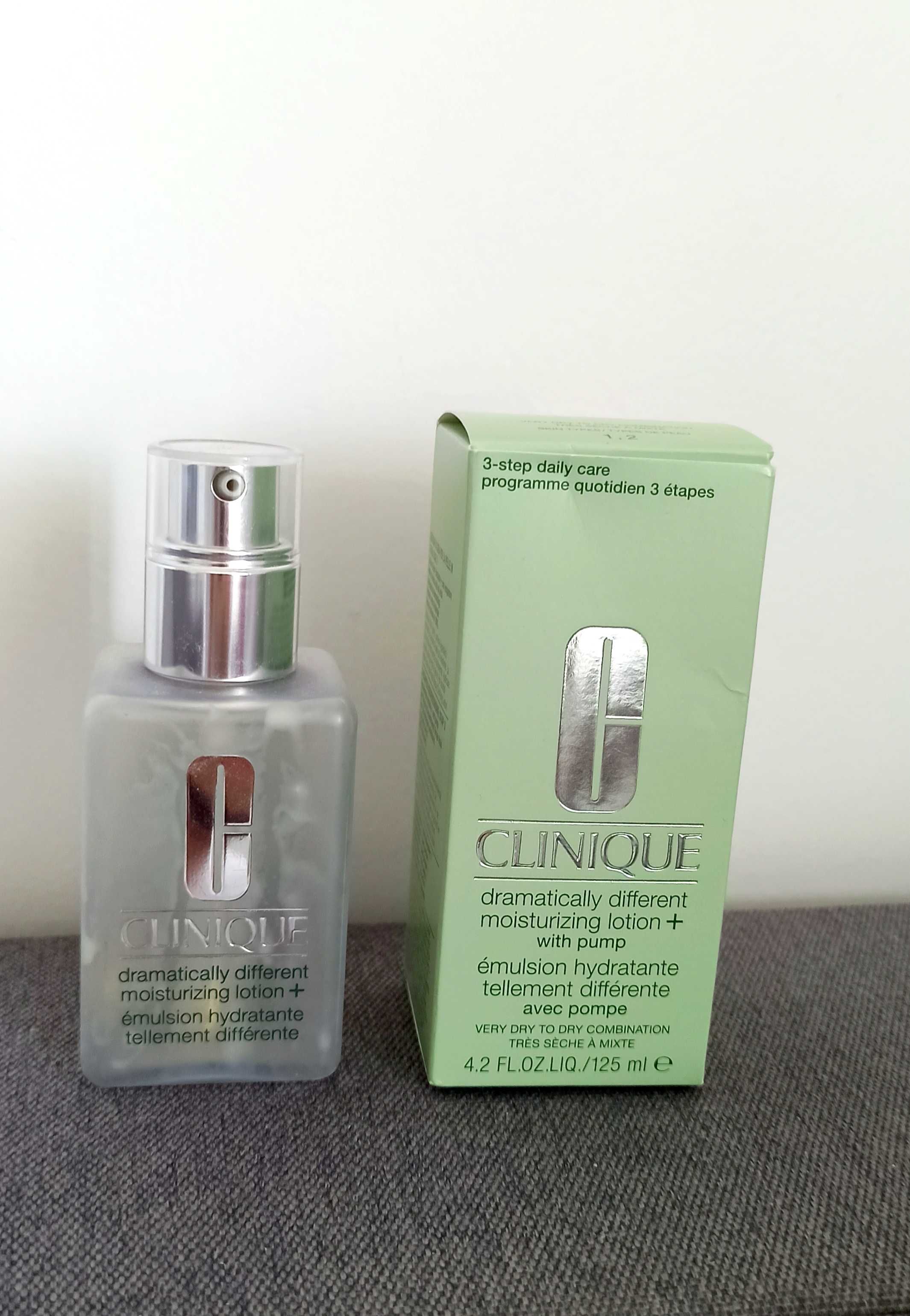 Clinique 125мл порожня банка з дозатором moisturizing lotion