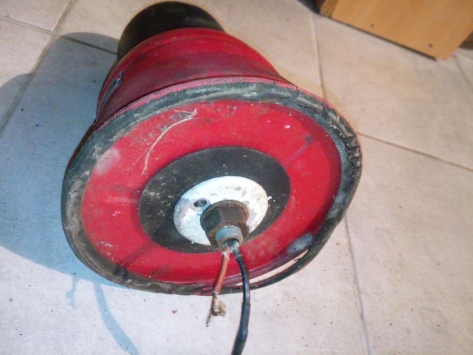 Kogut elektra z PRL u .sztuka kolekcjonerska  strażacki smutek