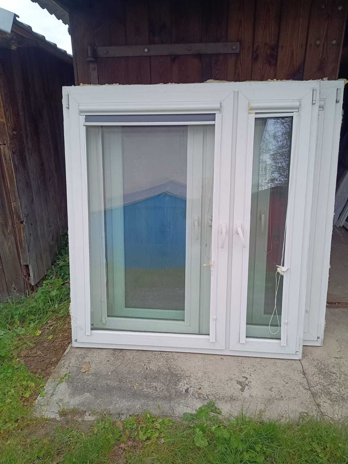 Okna plastikowe po demontażu  145x161 cm