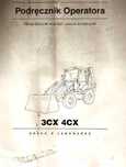 JCB 3cx, 4cx instrukcja operatora PL
