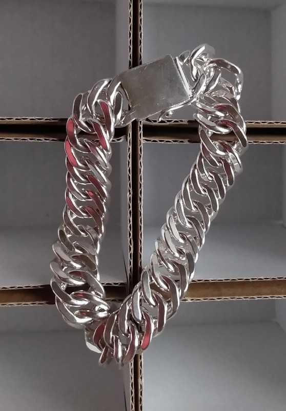 Bransoletka srebro 925 20,8cm
