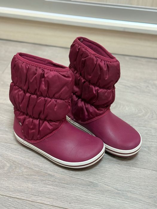 Чоботи crocs бордові 36р.