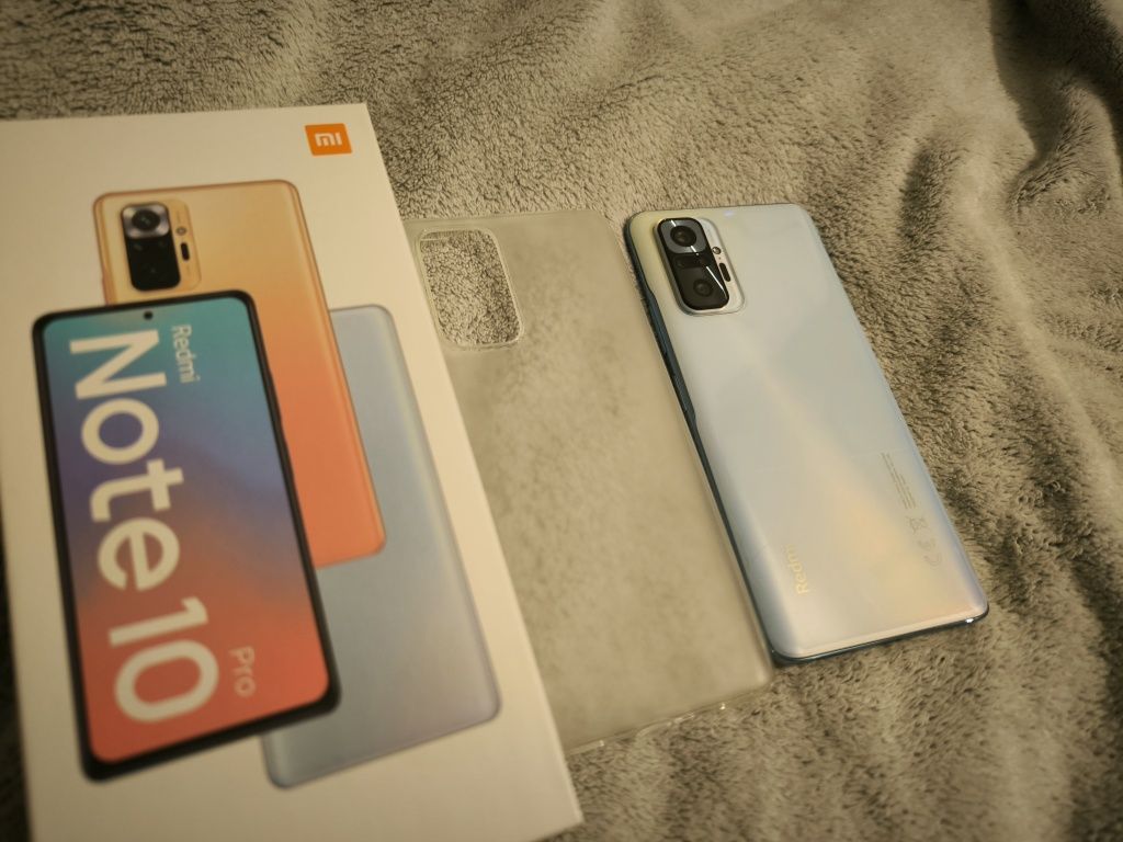 Xiaomi redmi note 10 pro niebieski 128GB 6GB gwarancja jak nowy