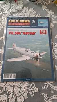 Model kartonowy Jastrząb pzl p50