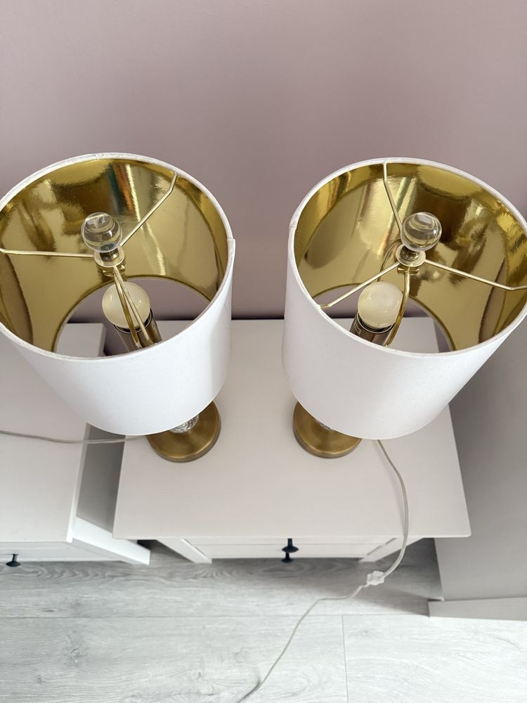 Lampa stołowa - TK Maxx- złota