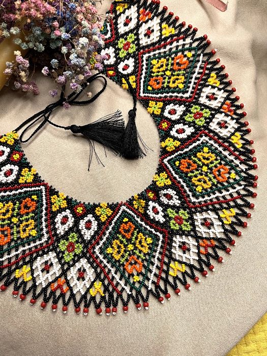 Силянки, гердан, намисто з бісеру