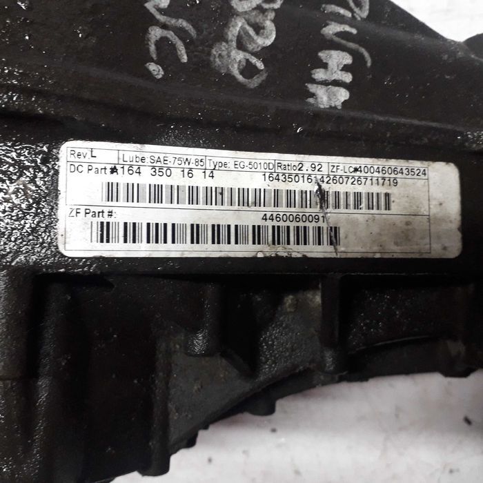 Diferencial frente e traseiro Mercedes R320