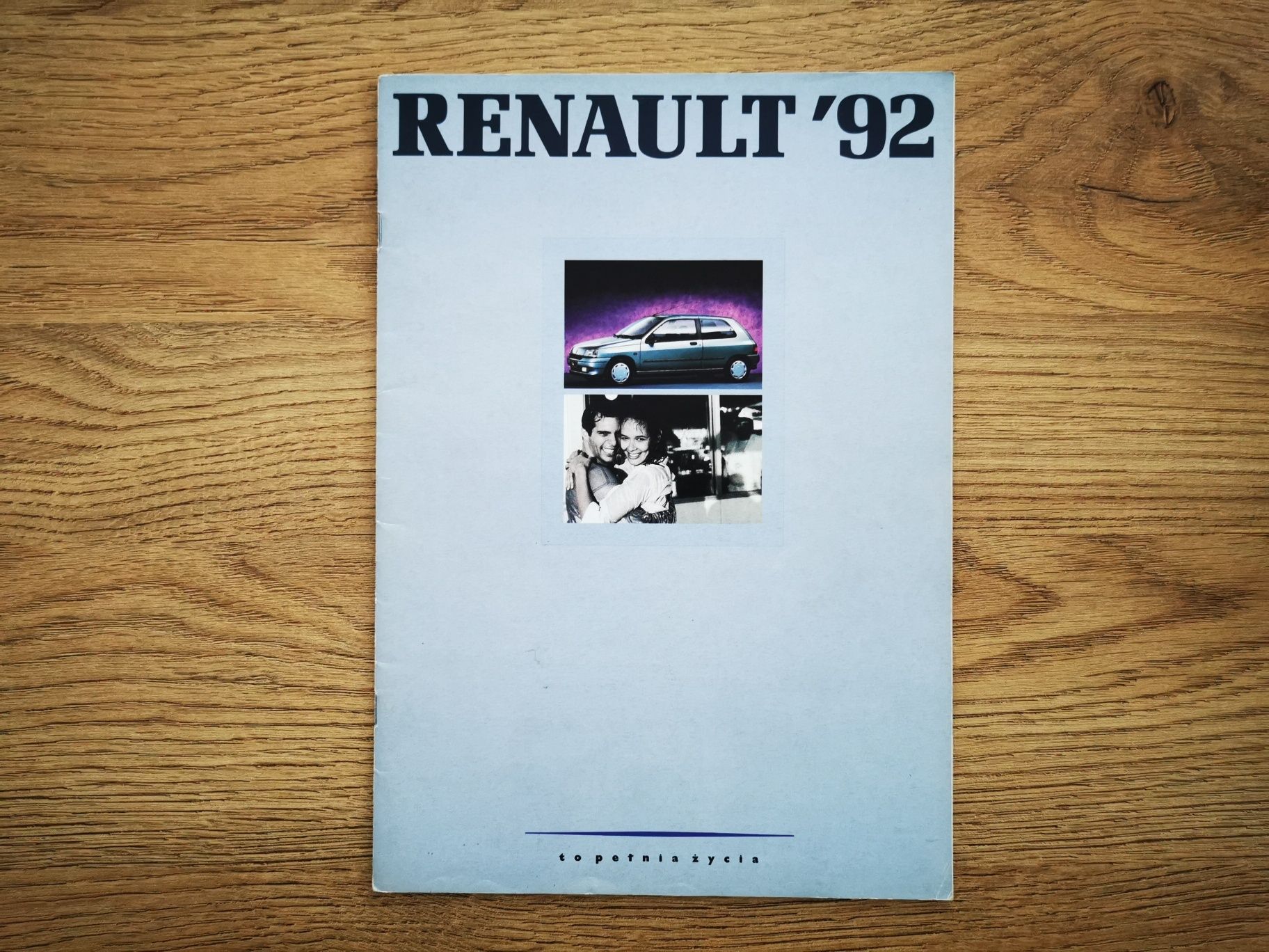 Prospekt katalog Renault 1992 r.