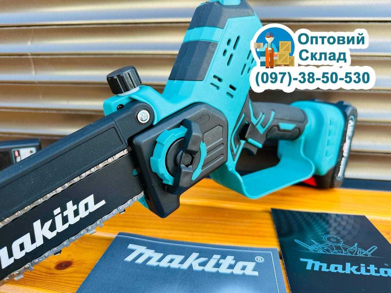 Мини цепная пила на аккумуляторе Makita 36V-6A Электропила Електропила
