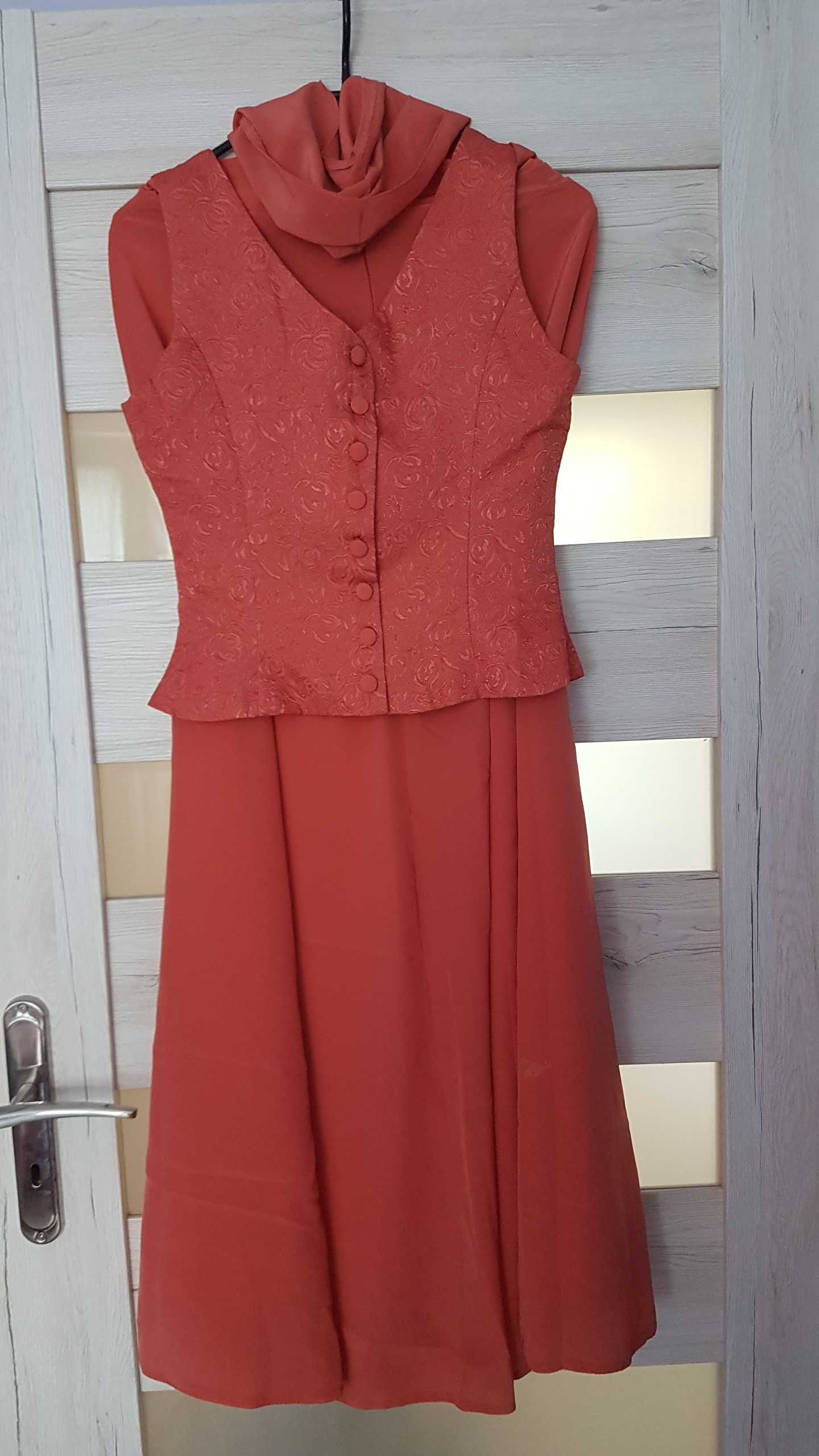 suknia balowa wieczorowa długa rozmiar M ( 38 )