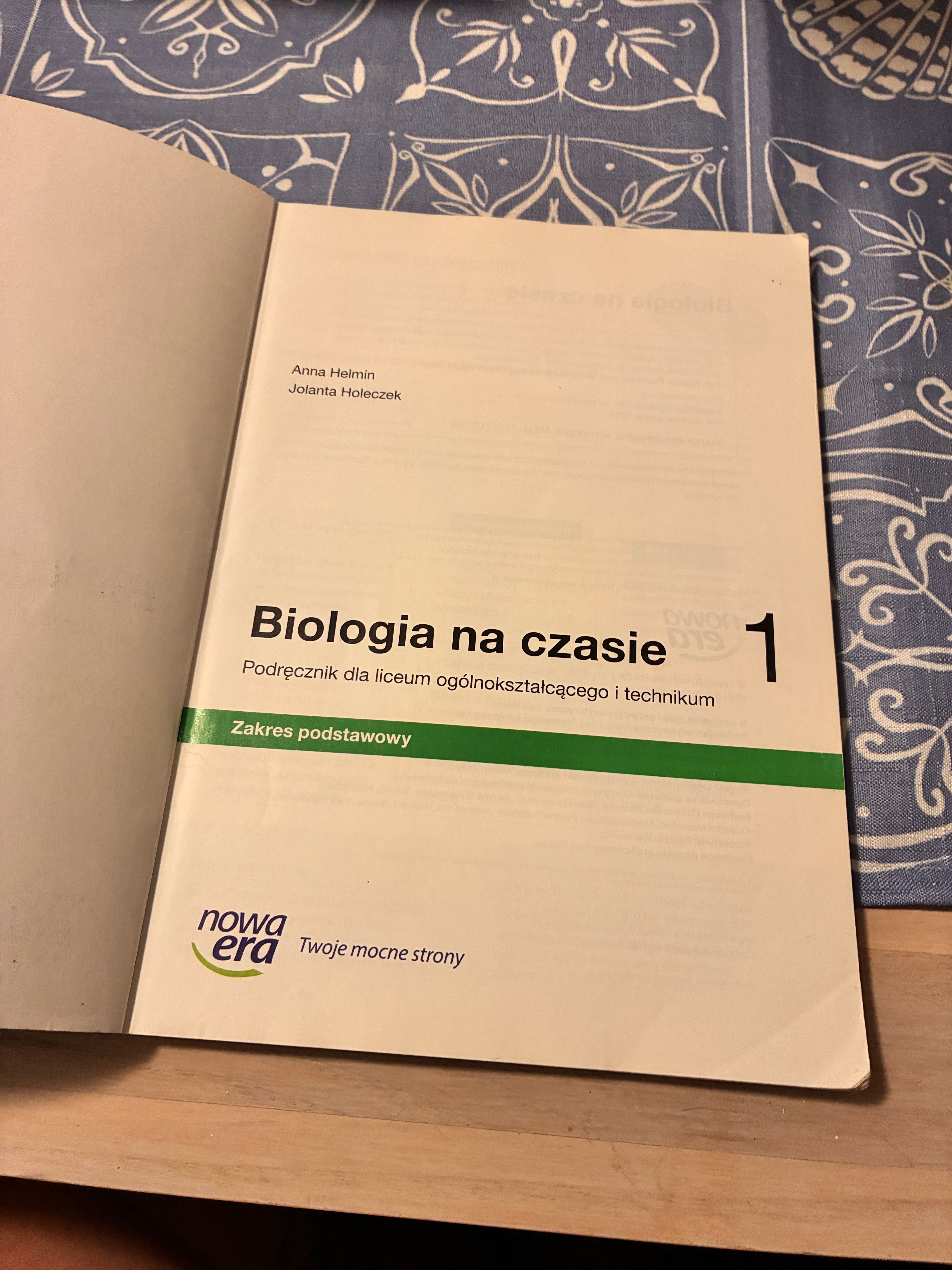 Książka do bilogii 1 klasa technikum