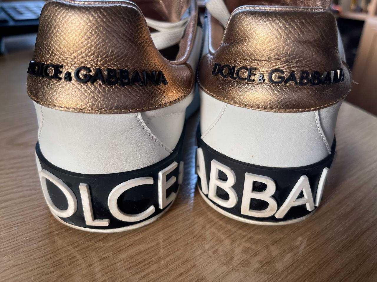 Кеды женские Dolce&Gabbana, Portofino, белые 39