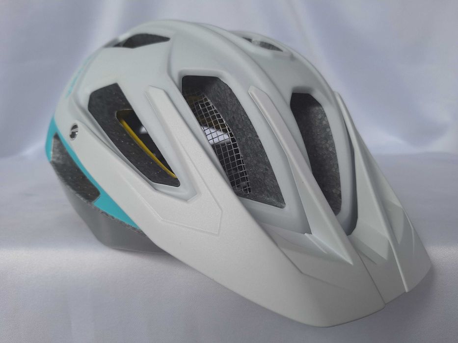 Kask rowerowy Uvex Quatro CC Mips White Sky Mat/Shiny L 56-61cm