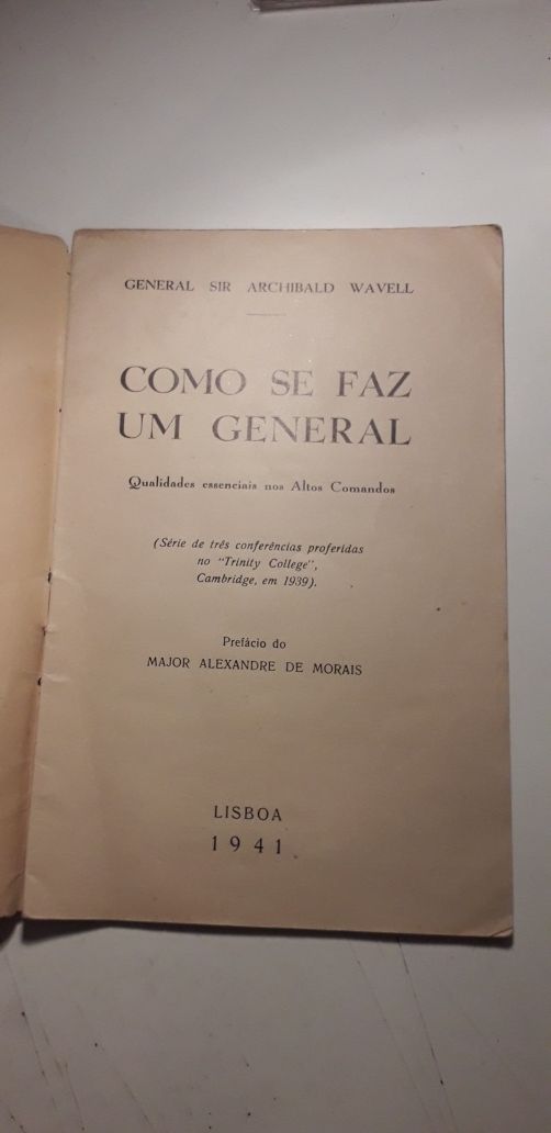 Como se Faz um General, Qualidades Essenciais nos Altos Comandos(1941)