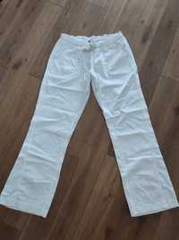 Spodnie lniane Roxy Oceanside L białe