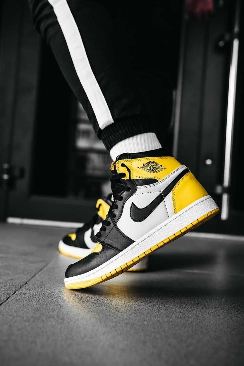 A!R JORDAN 1 Mid "Yellow Black"