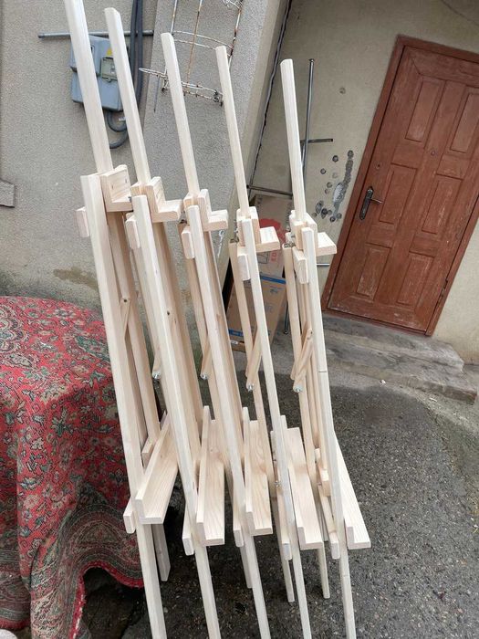 Мольберт для малювання підлоговий студійний дерев'яний (висота 170 см)