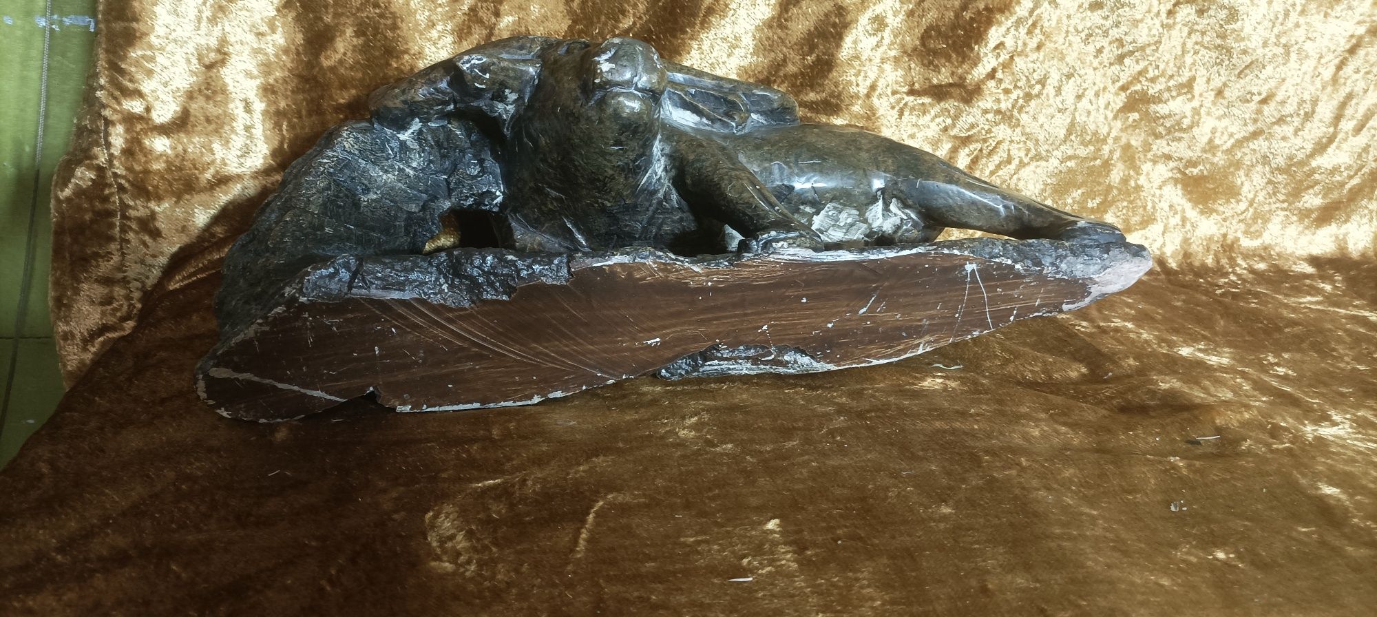 Rzeźba byka z marmuru 9,5kg duża ciężka