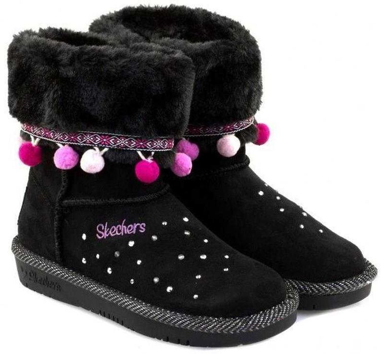 Деми ботинки Skechers с мигалками, сапоги, сапожки угги 35 р-р 22,5 см