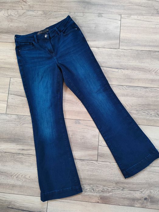 Dzinsowe spodnie Next Dzwony 40 42 Szerokie Vintage