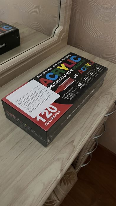 Нові акрилові маркери Guangna 120 кольорів