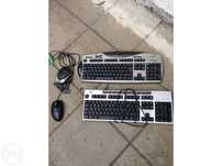 Vendo teclados e ratos de computador