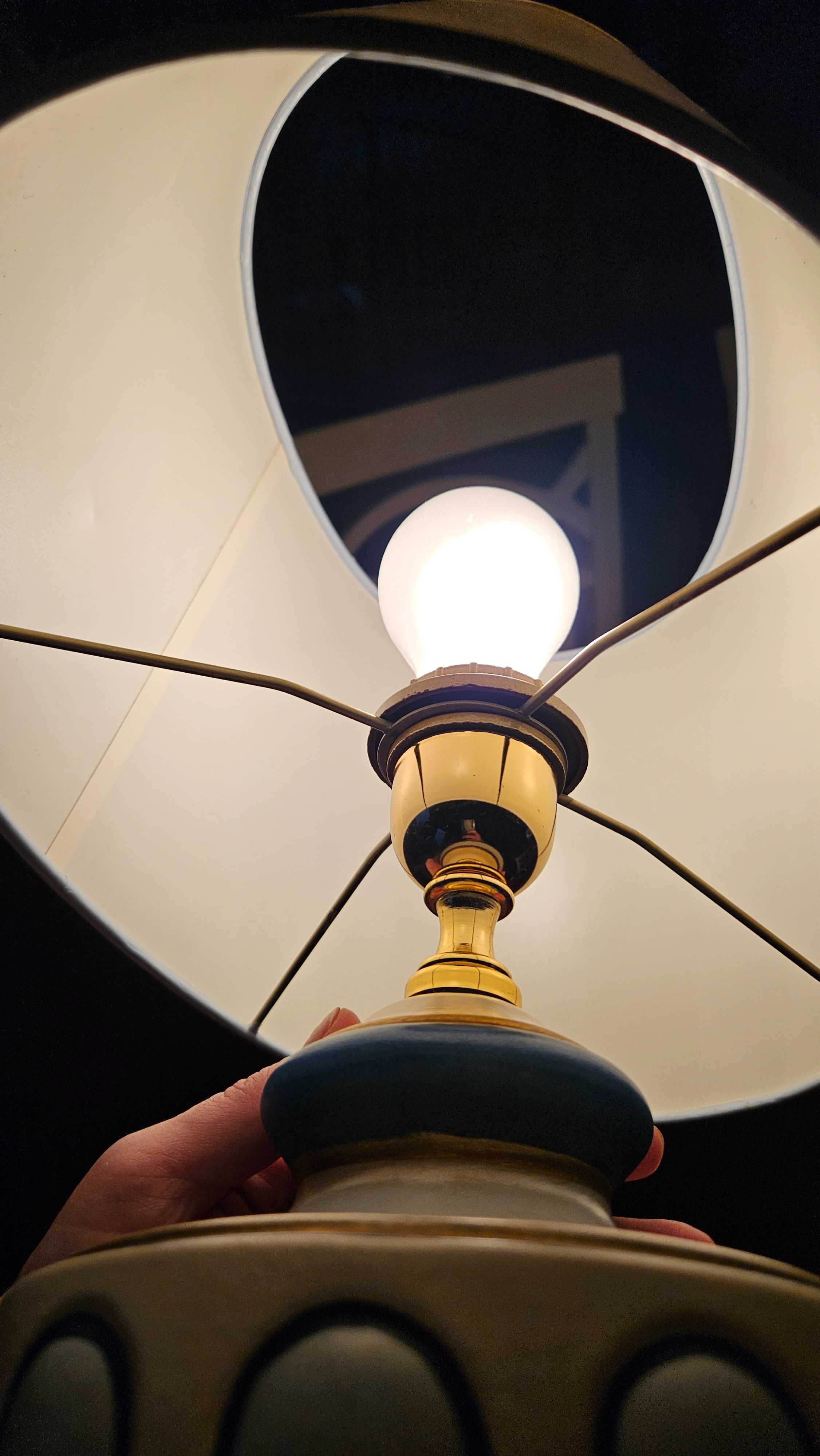 Lampka stołowa ceramiczna vintage