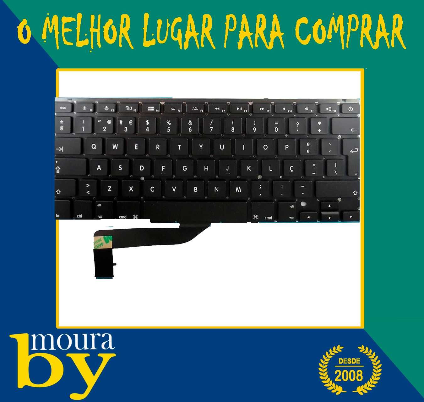 Teclado Retro Iluminado Apple MacBook Pro A1398 Português