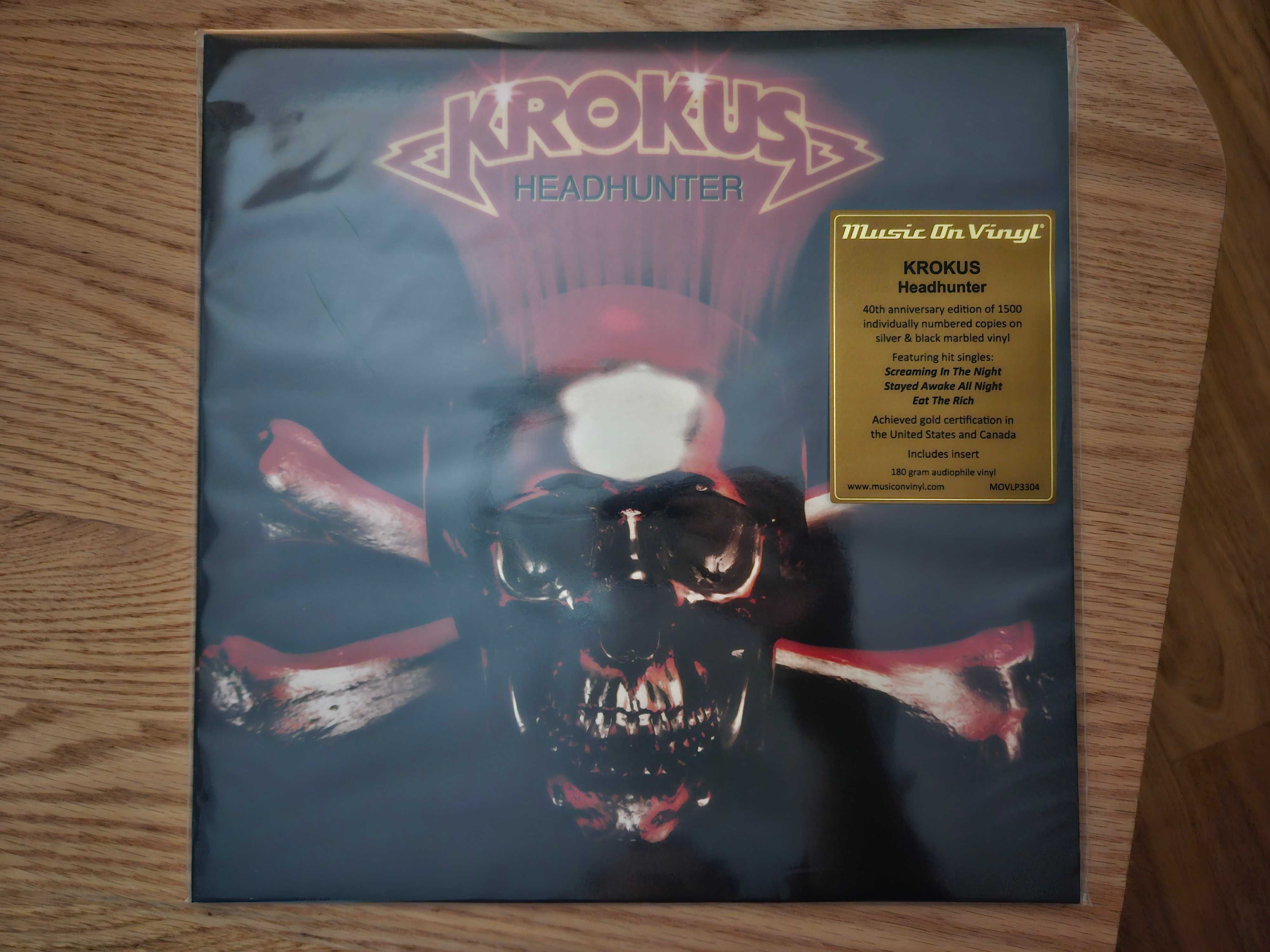 Krokus: Headhunter (1983/2023) (LP / Silver & Black Marbled Vinyl)