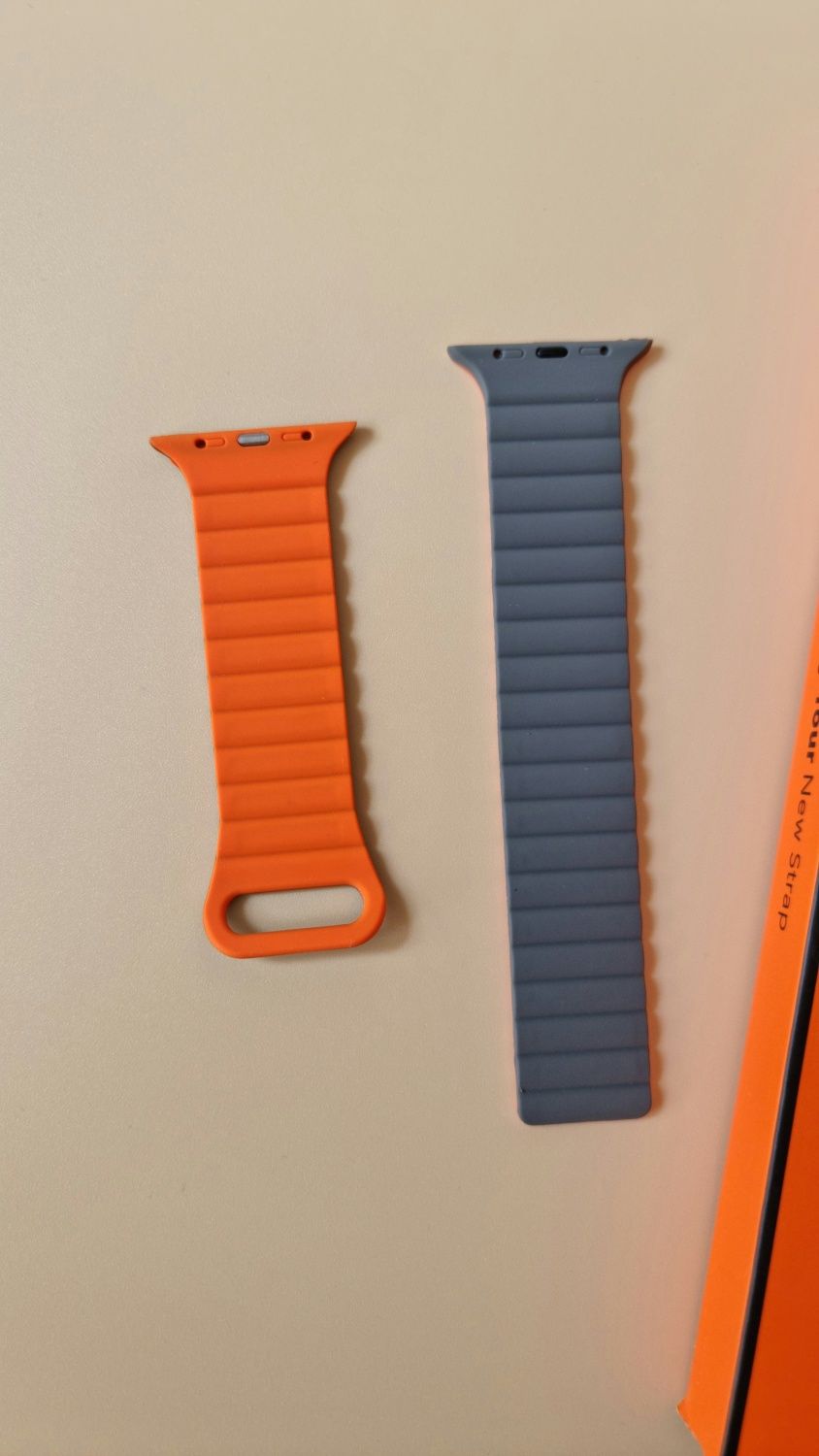 Pasek do Apple Watch 42,44,45mm.  Silikonowy pasek z zapięciem magnety