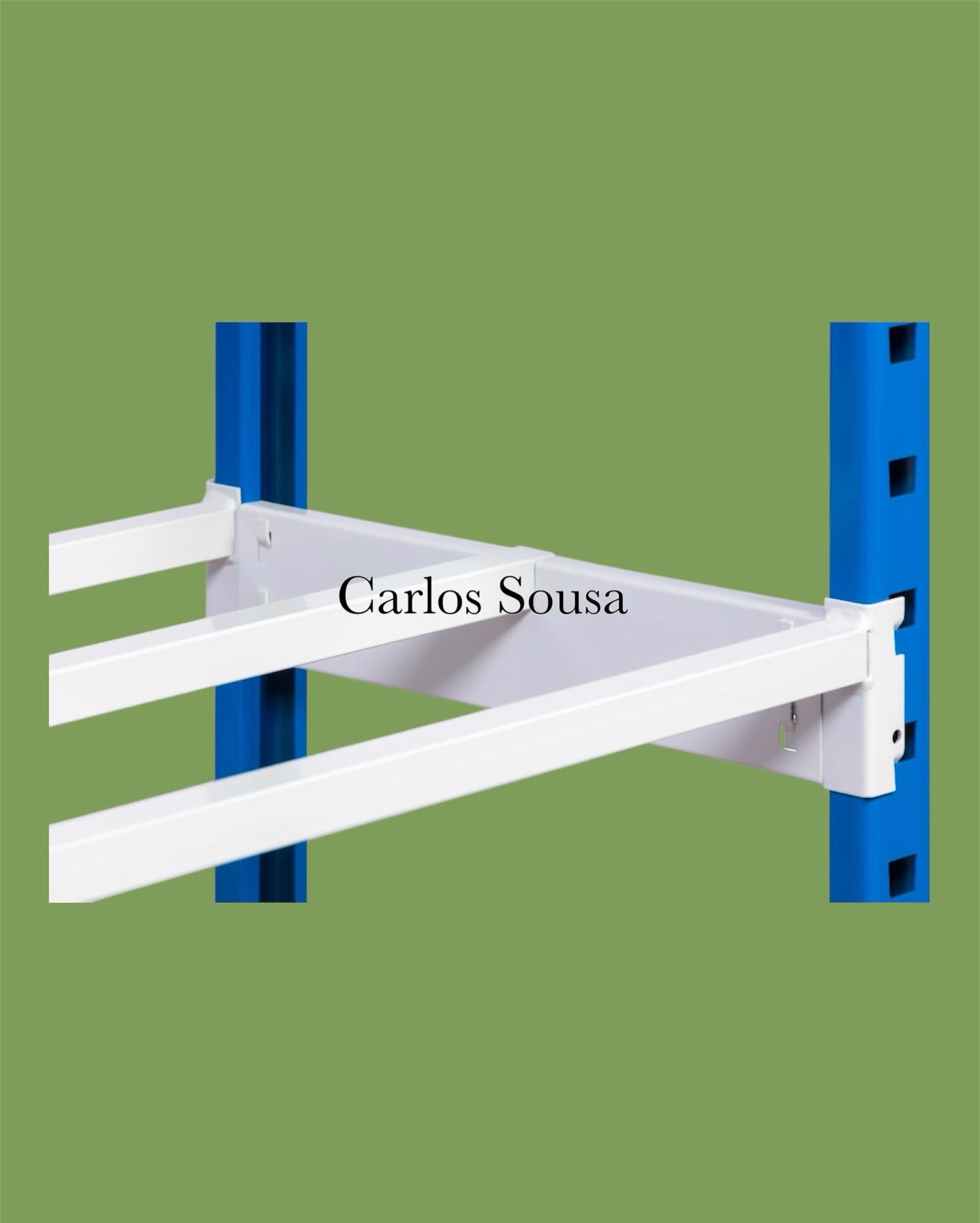 Estante 2000Ax100Cx34P 5 níveis prateleiras com 40 caixas 33x21x15