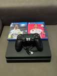 Playstation 4 slim (1tb) como nova + comando e jogos