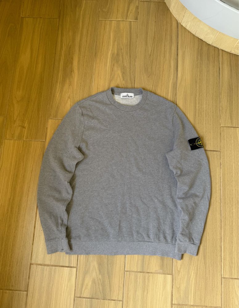 Світшот Stone Island Authentic Gray оригінал стон айленд