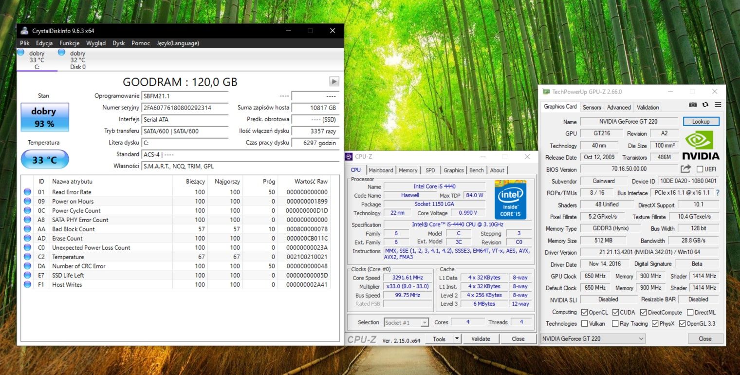 Komputer i5-4440 / 8GB RAM / SSD + HDD  – gotowy do pracy!