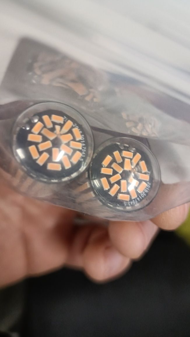 Żarówki led PY21 pomarańczowe