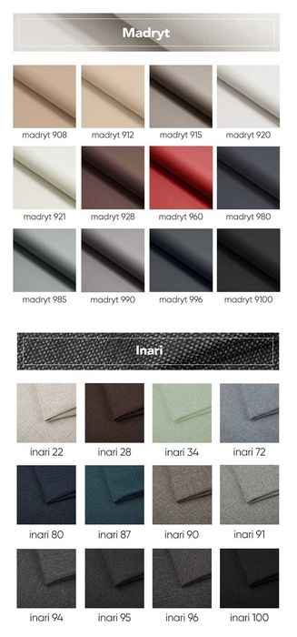 Łóżko tapicerowane Slim1 szare 180x200 Stelaż + pojemnik dużo kolorów