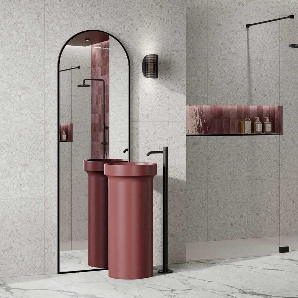 Giera Design Lustro Portal czarne z łukiem 50x120 POR/SL/B/50x120