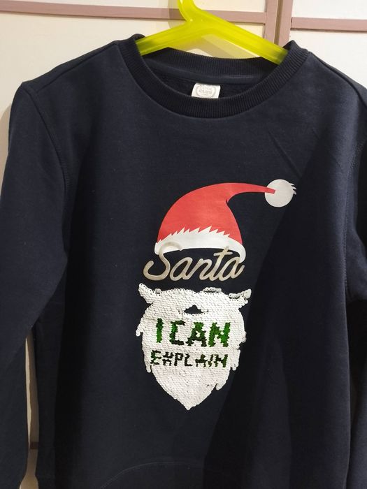 Bluza święta Boże Narodzenie Mikołaj Smyk 146