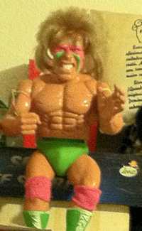 WWE Ultimate Warrior Toys - Extremamente Raro