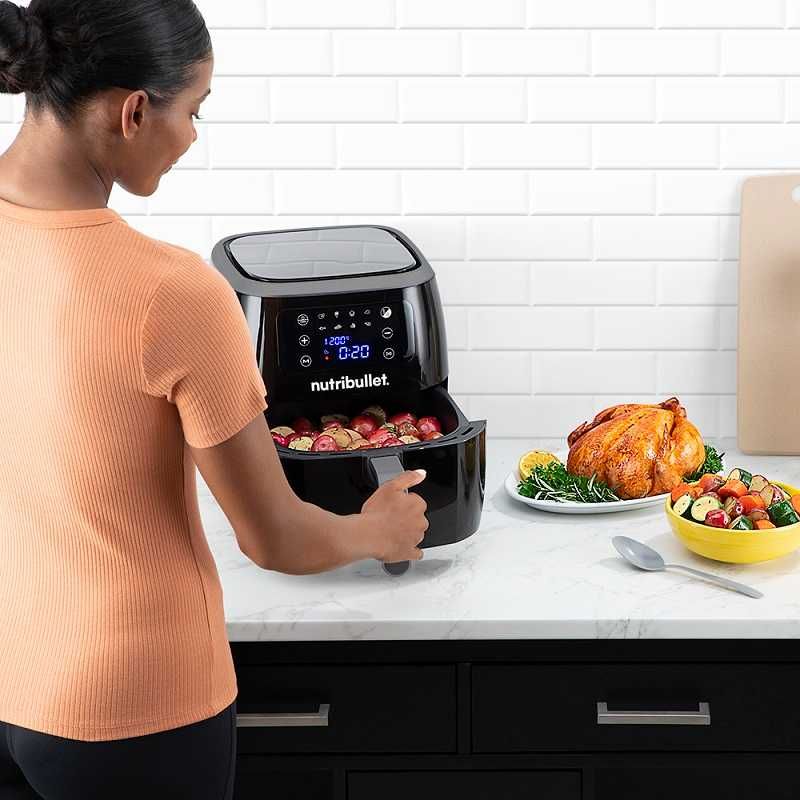 Fritadeira sem Óleo NUTRIBULLET Air Fryer XXL Digital NBA071B