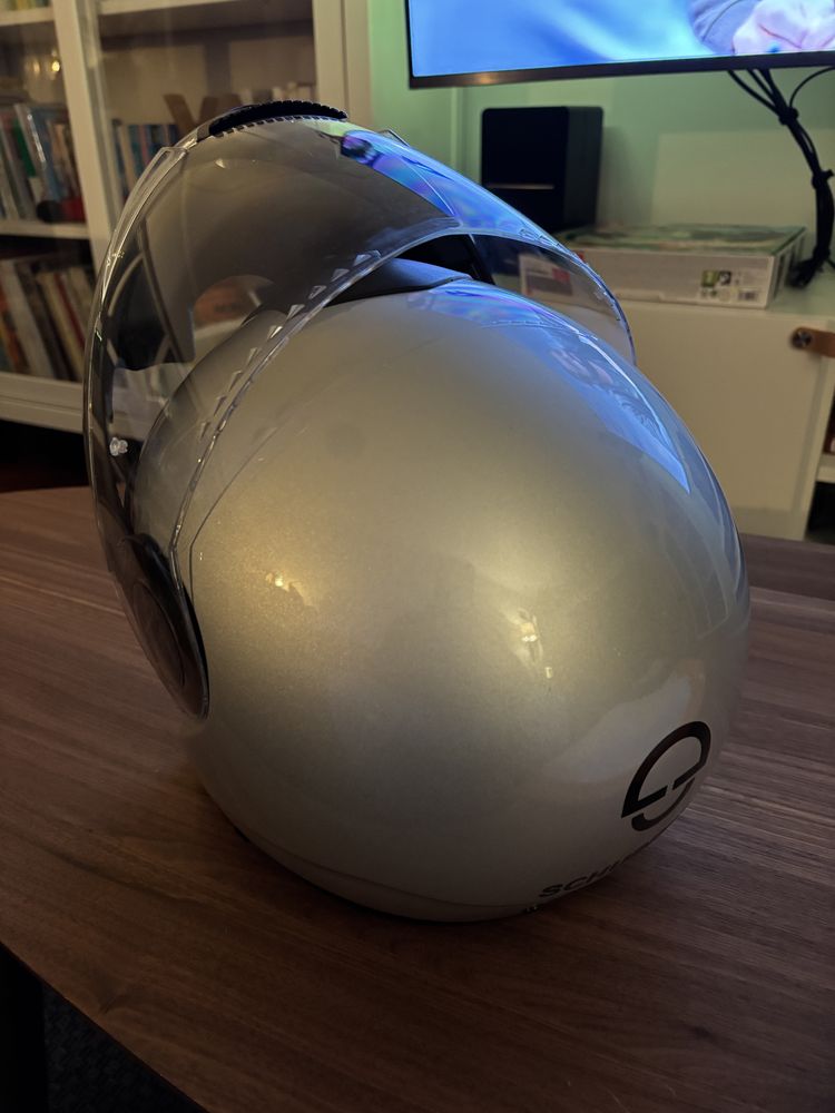 Capacete Schuberth C3 Basic - Tamanho XS - Cinza Prata