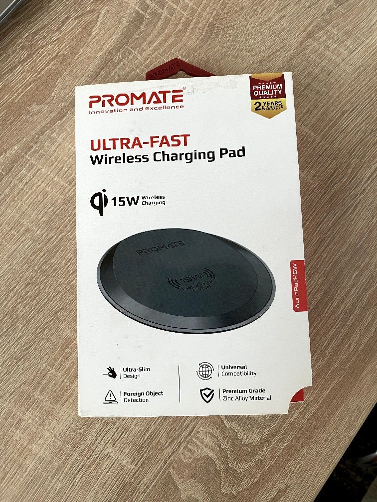 Безпровідна зарядка 15W Promate