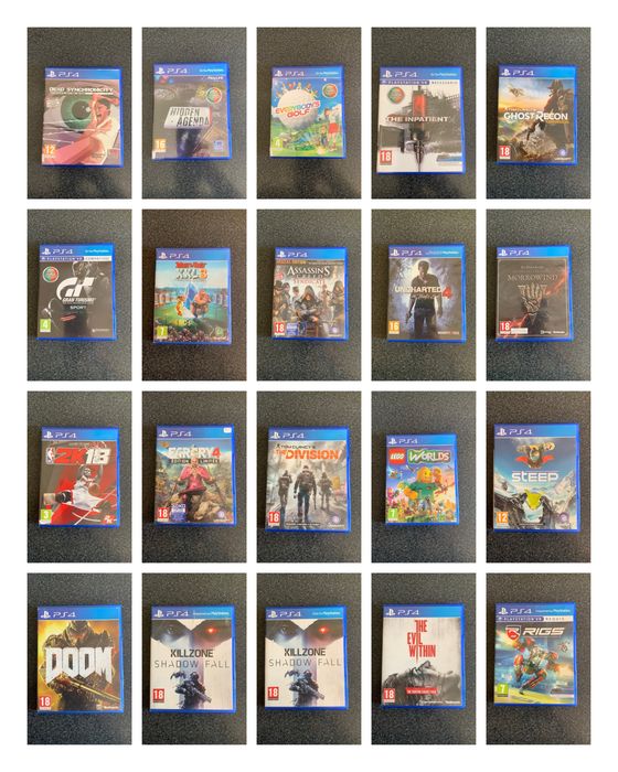 Jogos PS4 / PS3 / PSP / PSVita