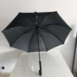 Nowy czarny parasol duży Droppy