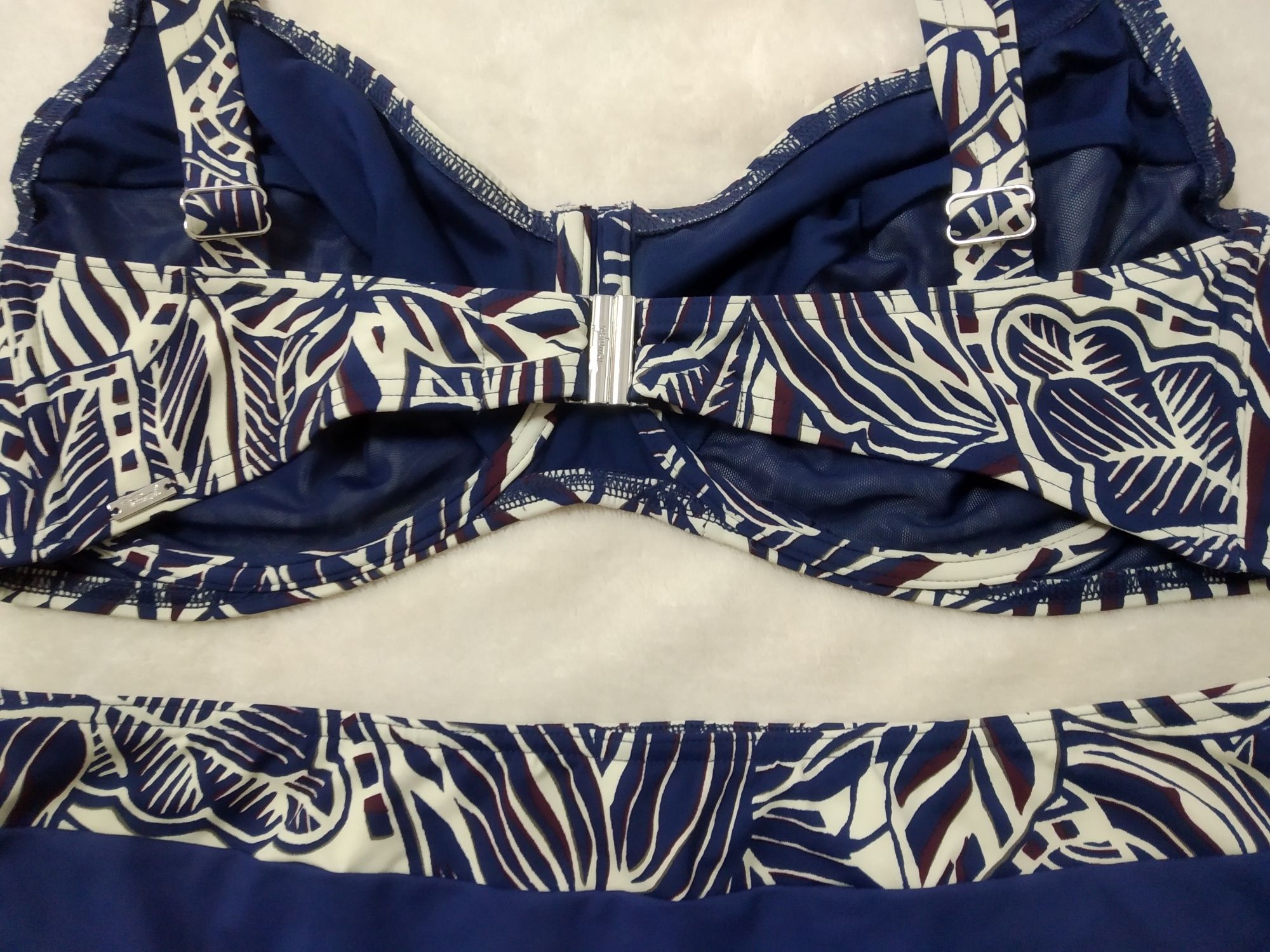 (NOVO, PORTES GRÁTIS) Bikini TRIUMPH azul estampado - Tamanho 42 E