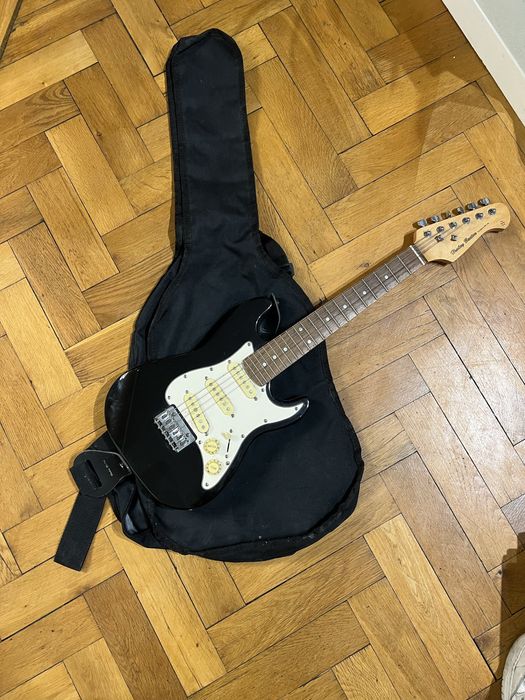 Gitara elektryczna Harley Benton + pokrowiec