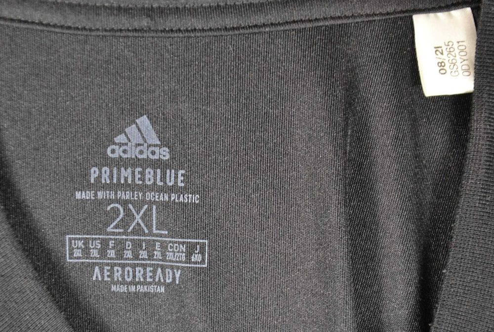 ADIDAS Emblem Primeblue Koszulka Męska 2XL Oryginał Super Stan Bawełna