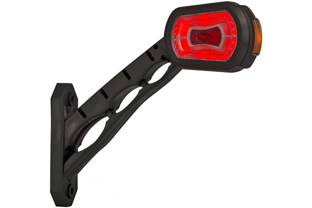Lampa obrysowa HORPOL LDCC 2699 LED prawa na gumowym wysięgniku